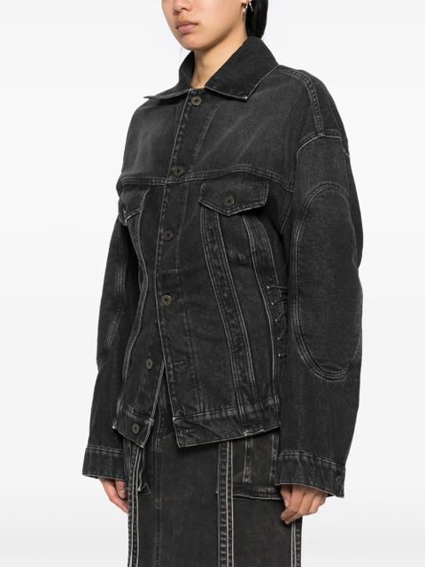 Jean Paul Gaultier long-sleeved denim jacket - Grey