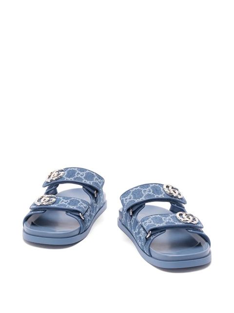 Gucci Marmont GG-logo sandals - Blue