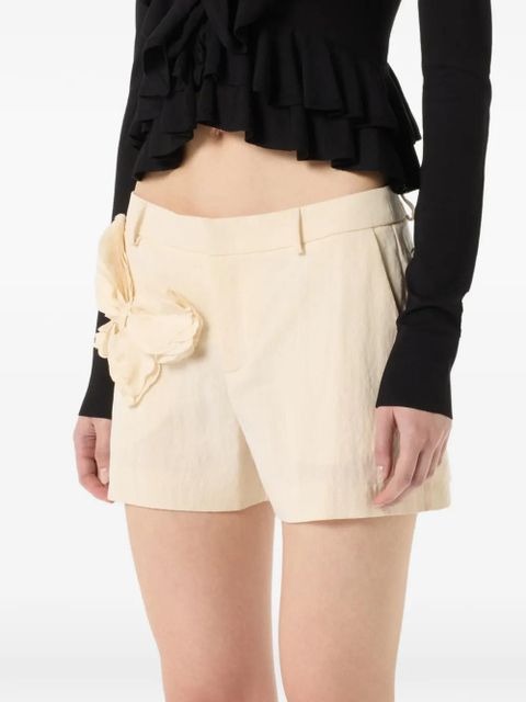 Blumarine butterfly shorts - Neutrals