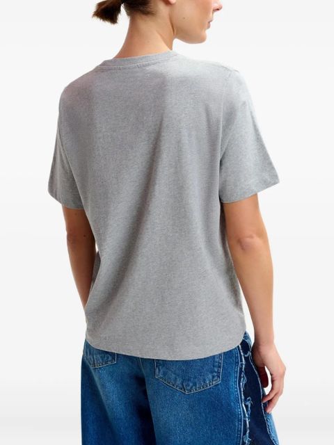 Essentiel Antwerp logo-embellishment T-shirt - Grey