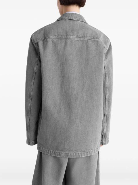 LEMAIRE double-breasted patch-pocket blazer - Grey - zdjęcie produktu nr 2