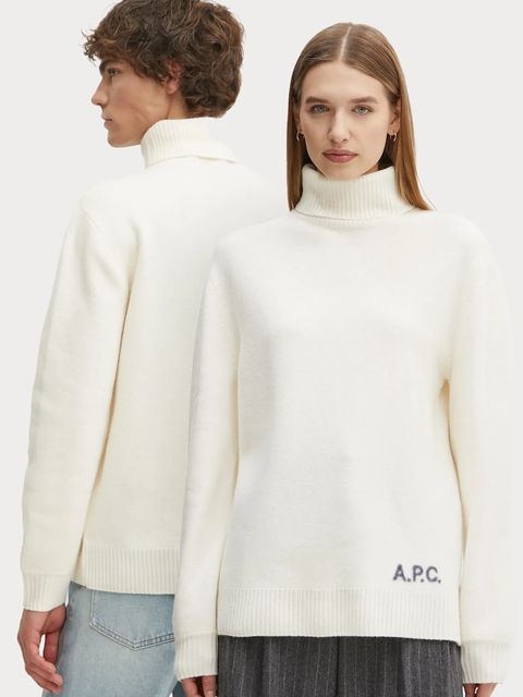 A.P.C. sweter wełniany pull walter - zdjęcie produktu nr 1