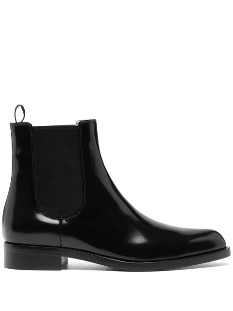 Gianvito Rossi 25mm leather Chelsea boots - Black - zdjęcie produktu nr 1