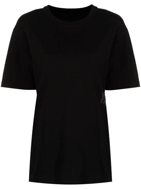 Alexander Wang rubberised logo cotton T-shirt - Black - zdjęcie produktu nr 1