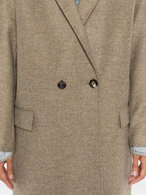 ISABEL MARANT double-breasted wool coat - Brown