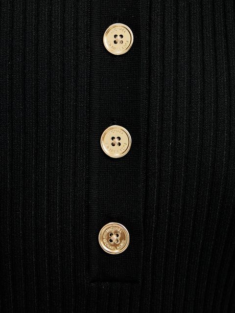 MICHAEL Michael Kors sukienka kolor czarny maxi dopasowana MT5832333D