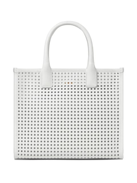Versace small medusa-plaque perforated tote bag - White - zdjęcie produktu nr 2