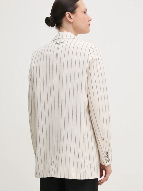 Pepe Jeans marynarka lniana HANNAH