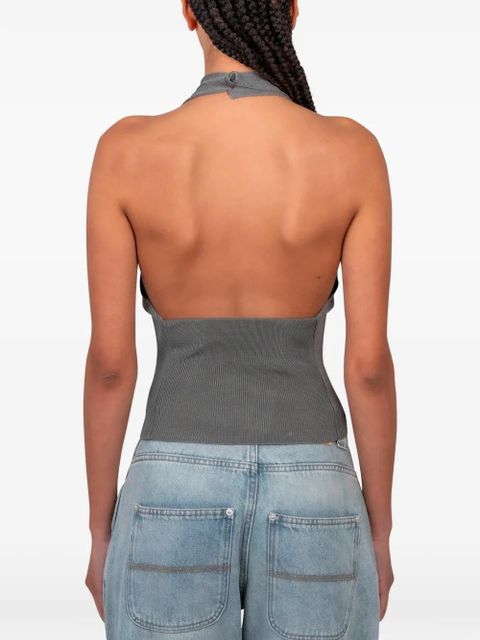 Gimaguas Mirage halterneck top - Grey