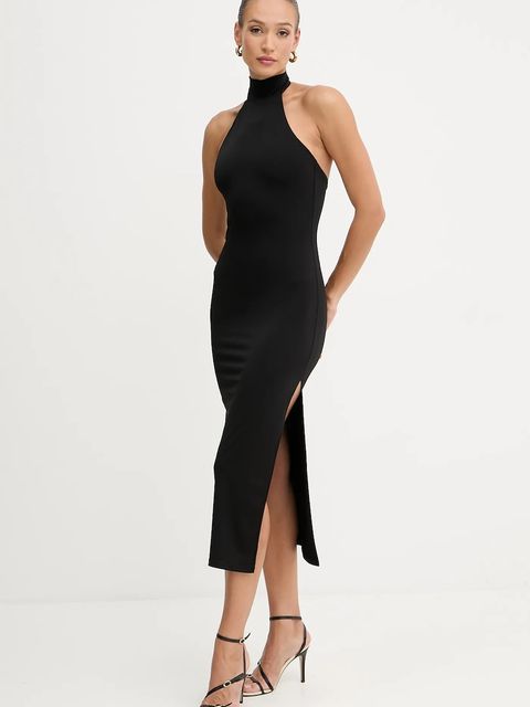 Silvian Heach sukienka TIKIM kolor czarny maxi dopasowana GPA25358VE - zdjęcie produktu nr 2