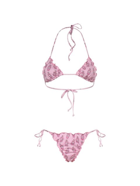 MC2 Saint Barth ruffled-trims bikini - Pink - zdjęcie produktu nr 1