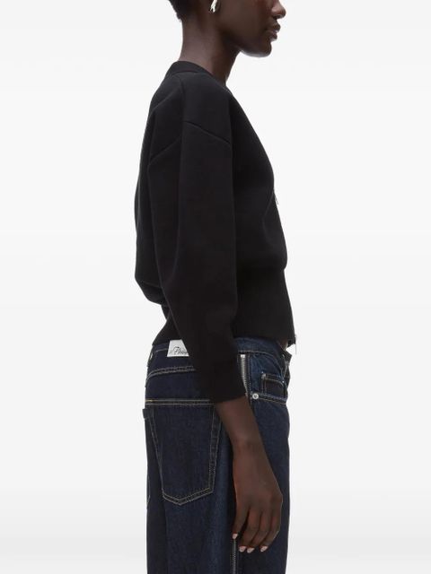 3.1 Phillip Lim V-neck zip-up cardigan - Black