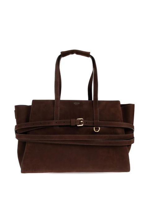 Moschino Tie Me tote bag - Brown - zdjęcie produktu nr 1