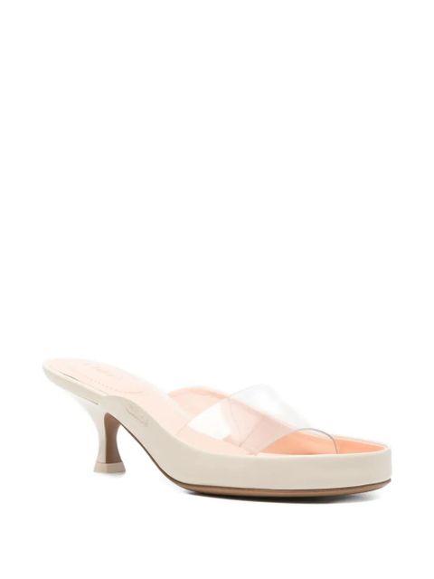 Chloé Junie heeled sandals - White - zdjęcie produktu nr 2