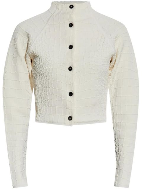 Jacquemus cropped cardigan - White - zdjęcie produktu nr 1
