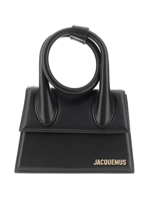 Jacquemus mini Chiquito knot-handle tote bag - Black - zdjęcie produktu nr 1