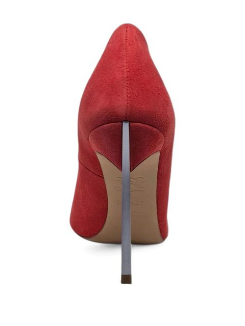 Casadei scalloped stiletto pumps - Red - zdjęcie produktu nr 2