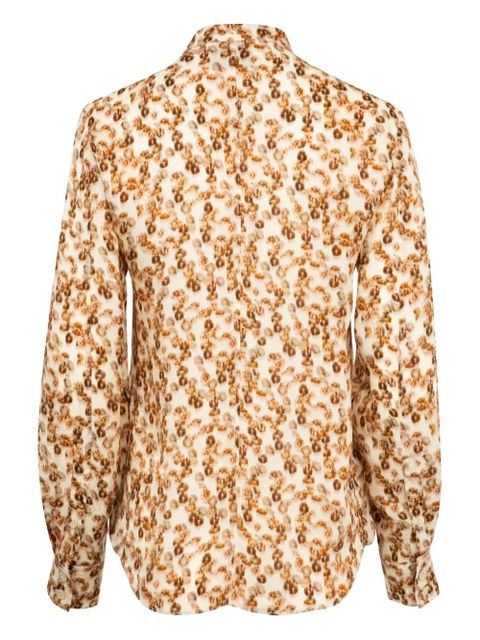 ISABEL MARANT Ilda floral-print blouse - Brown - zdjęcie produktu nr 2