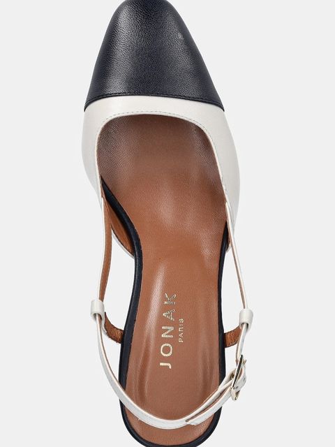 Jonak czółenka skórzane DHAPOP CUIR