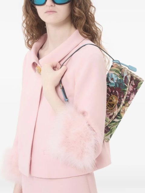 Valentino Garavani small DeVain In Voyage Imaginaire shoulder bag - Neutrals