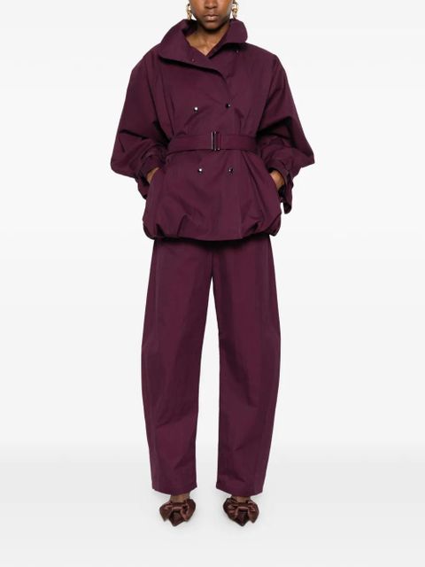 Magda Butrym belted double-breasted jacket - Purple - zdjęcie produktu nr 2