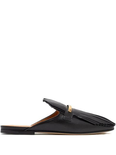 Tod's fringe-detailed mules - Black - zdjęcie produktu nr 1