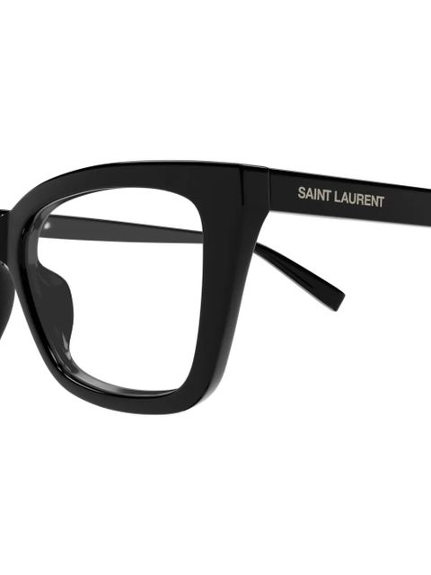 Saint Laurent Eyewear cat-eye frame glasses - Black
