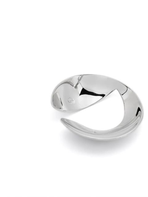 Coperni C-logo earrings - Silver - zdjęcie produktu nr 2