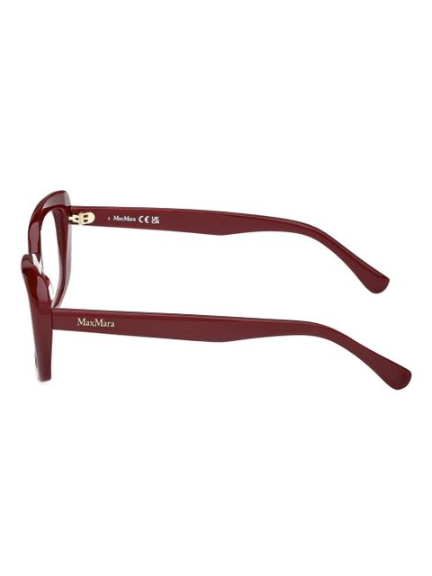 Max Mara rectangle-frame glasses - Red
