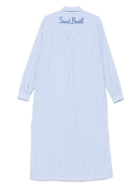 MC2 Saint Barth striped shirt dress - Blue - zdjęcie produktu nr 2