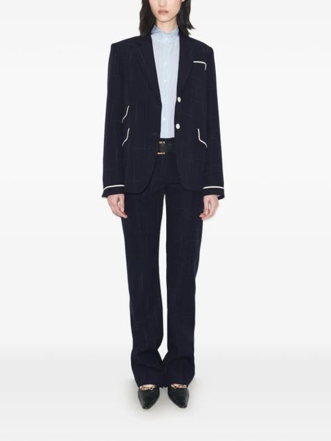 Tory Burch buddy wool jacket - Blue - zdjęcie produktu nr 2