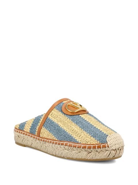Valentino Garavani logo striped espadrilles - Blue - zdjęcie produktu nr 2
