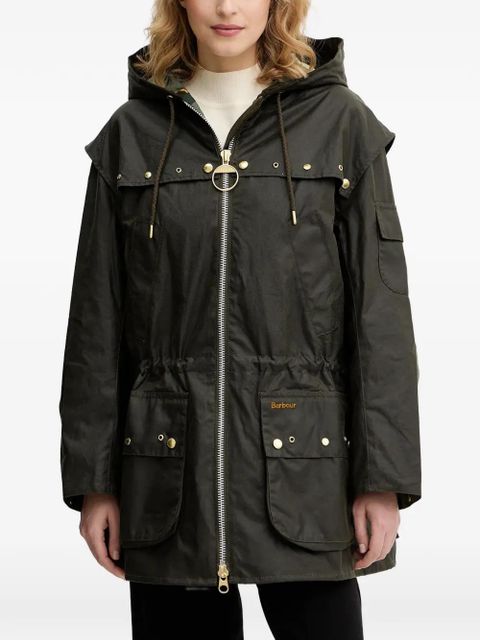 Barbour drawstring hooded jacket - Green - zdjęcie produktu nr 1
