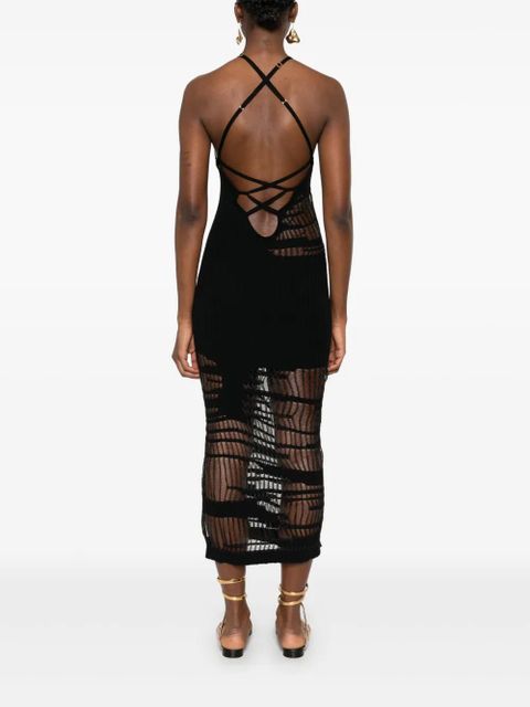 Cult Gaia Nodin midi dress - Black