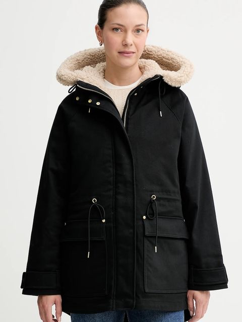 Marc O'Polo parka kolor czarny przejściowa 5000006529 - zdjęcie produktu nr 1