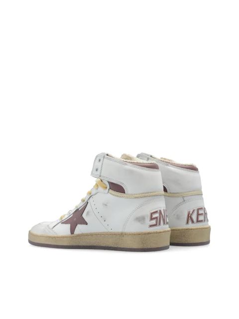 Golden Goose star-patch trainers - White
