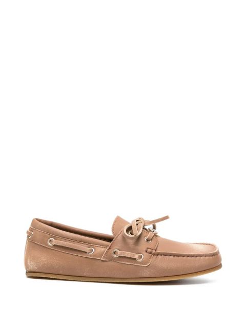 Gucci interlocking G-detail boat shoes - Brown - zdjęcie produktu nr 1
