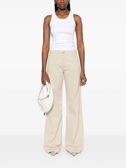 Coperni logo ribbed tank top - White - zdjęcie produktu nr 2