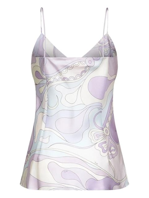PUCCI wave-print silk top - Purple - zdjęcie produktu nr 2