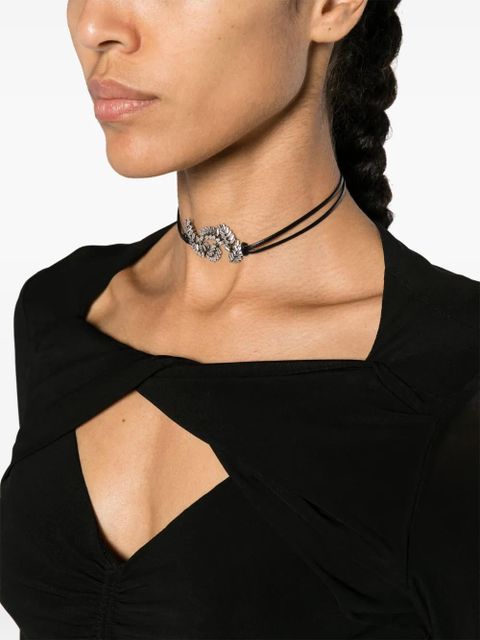 ISABEL MARANT Vandalia ruched blouse - Black