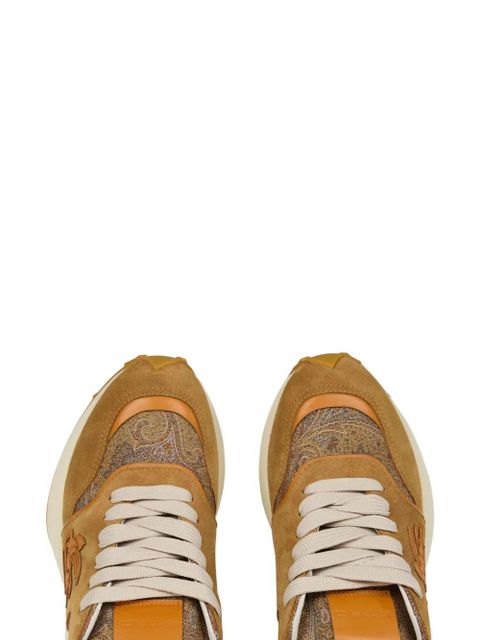 ETRO suede running sneakers - Brown