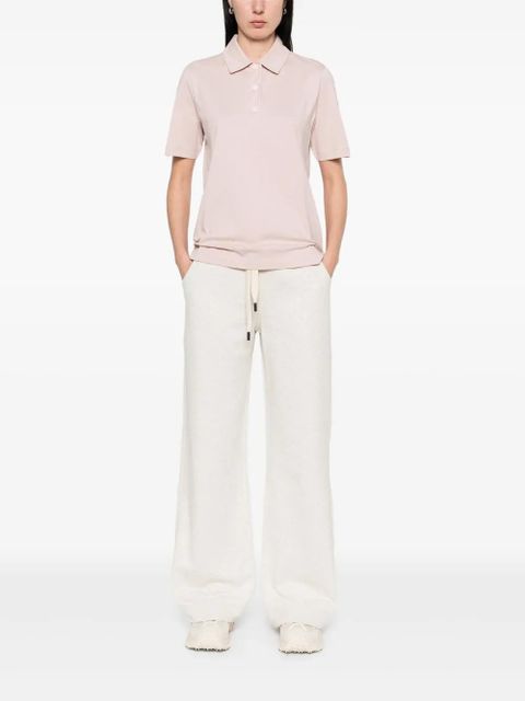 Moncler logo-patch polo top - Pink - zdjęcie produktu nr 2