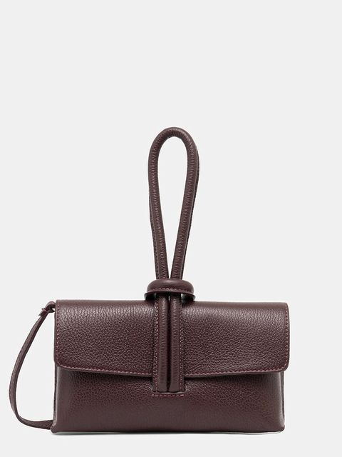 Answear.LAB kopertówka skórzana kolor bordowy - zdjęcie produktu nr 1