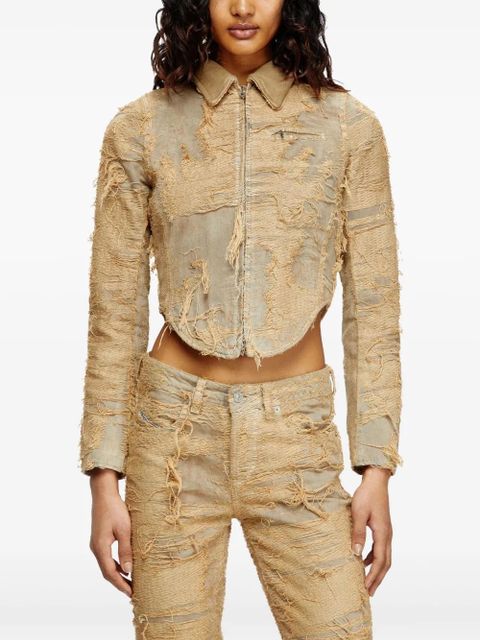 Diesel cropped jacket - Neutrals - zdjęcie produktu nr 2
