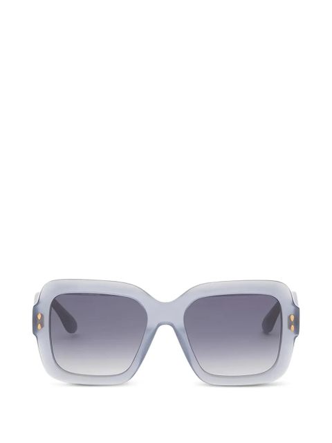 ISABEL MARANT Hegaxonal square-frames sunglasses - Blue - zdjęcie produktu nr 1