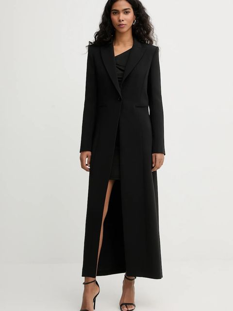 Patrizia Pepe płaszcz kolor czarny 8O0222 A6F5 - zdjęcie produktu nr 1