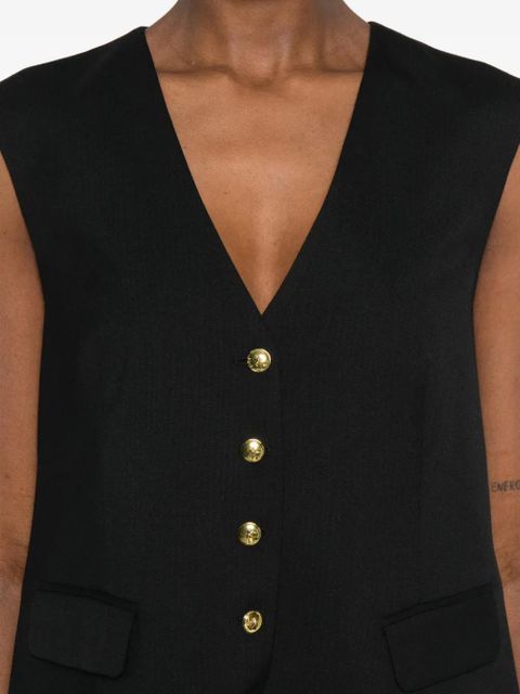 PINKO Ketchup gilet - Black