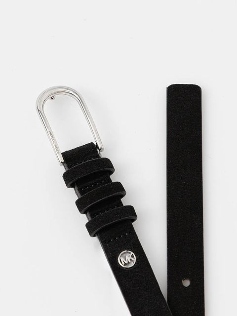 MICHAEL Michael Kors pasek skórzany damski kolor czarny 29MKWB529016