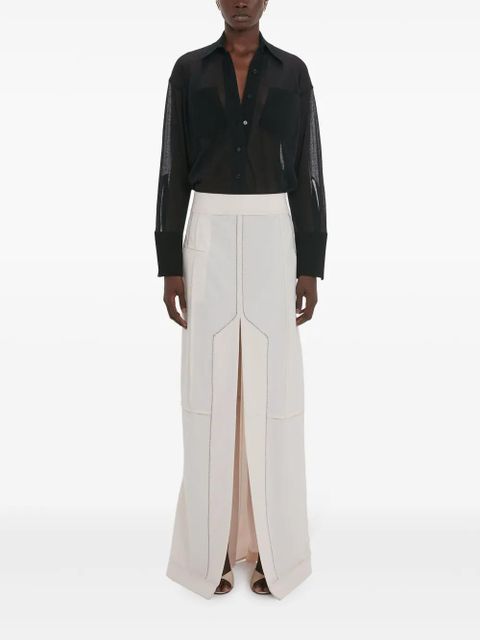 Victoria Beckham pocket-detail shirt - Black - zdjęcie produktu nr 2