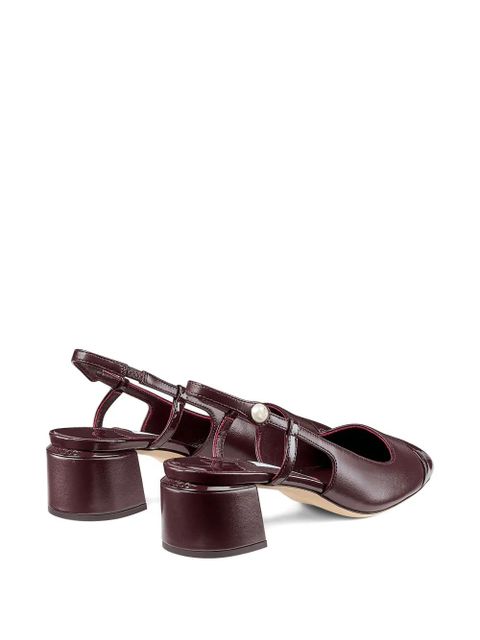 Jimmy Choo 45mm Elisa slingback pumps - Brown